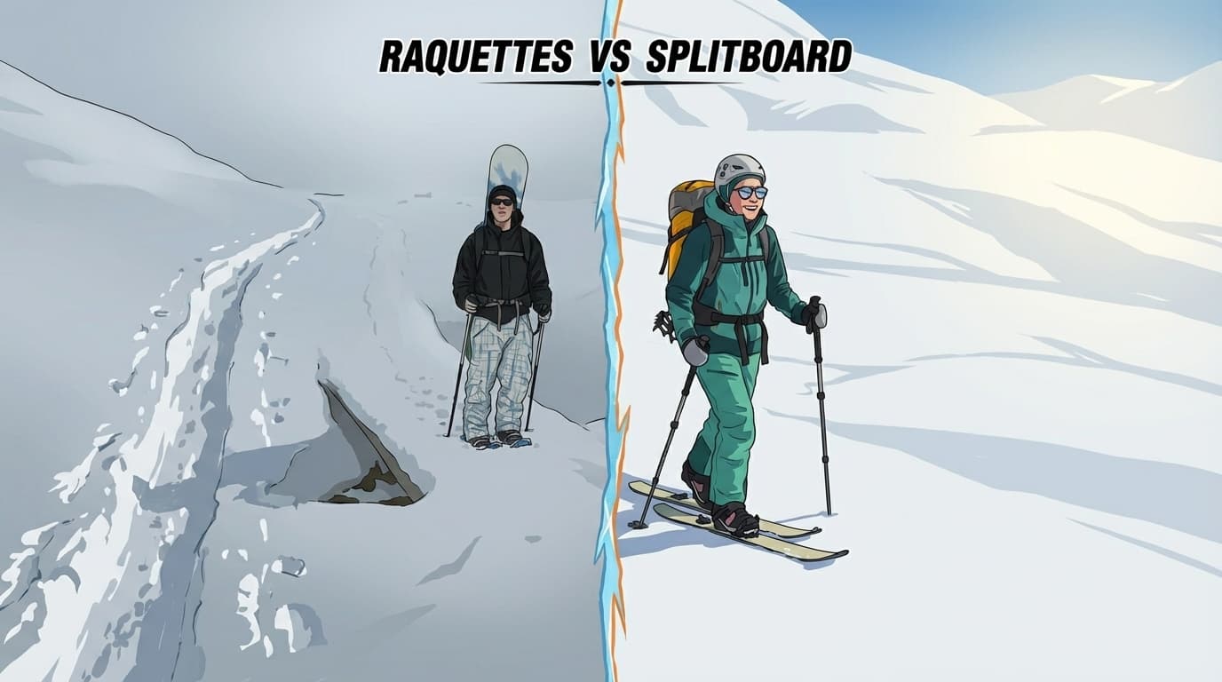 Splitboard vs raquettes : pourquoi j'ai changé